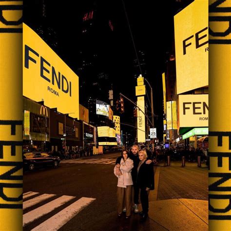 time square fendi|Fendi Lights Up Times Square .